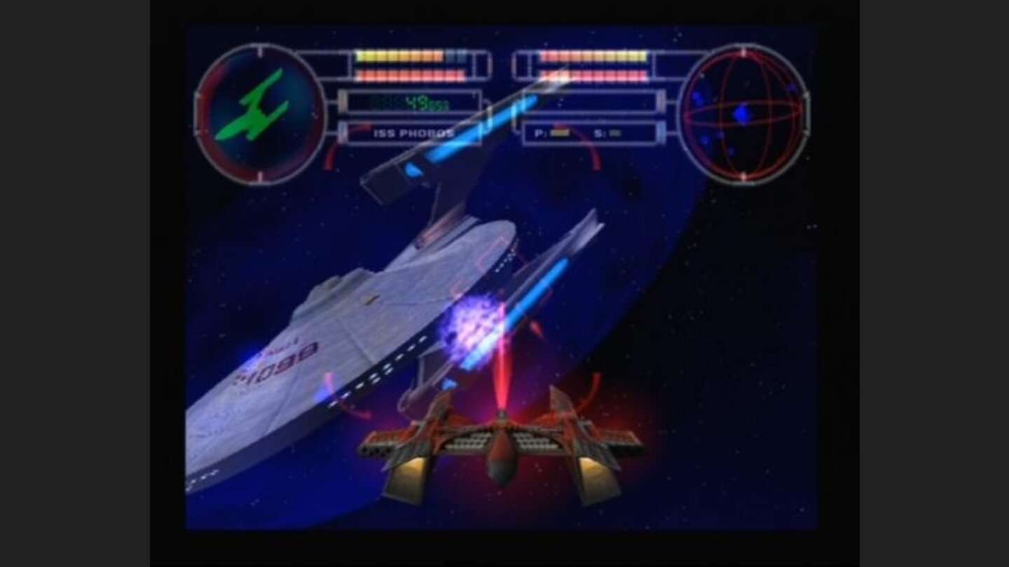 Before you can damage any ship you must take care of its force shield first