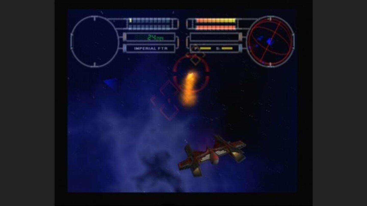 Enemy fighter down, and rest assured, there is no way to eject