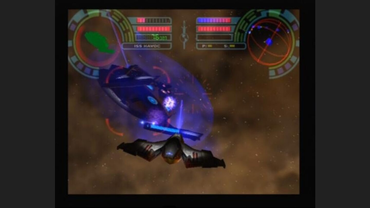 Taking down the shields on ISS Havoc