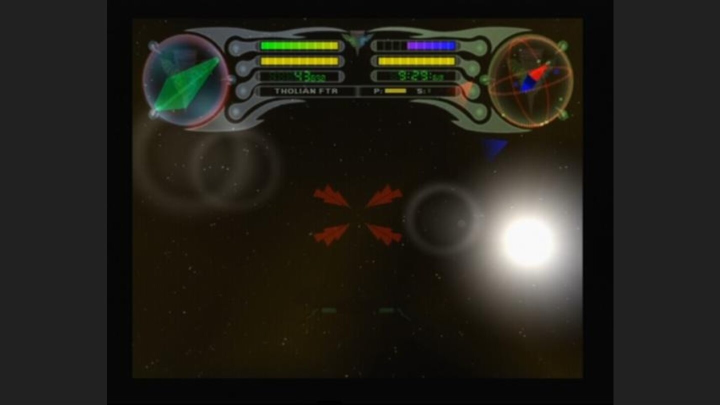 With Romulan fighter you can cloak and thus approach enemy battle ship undetected, but you cannot shot while cloaked
