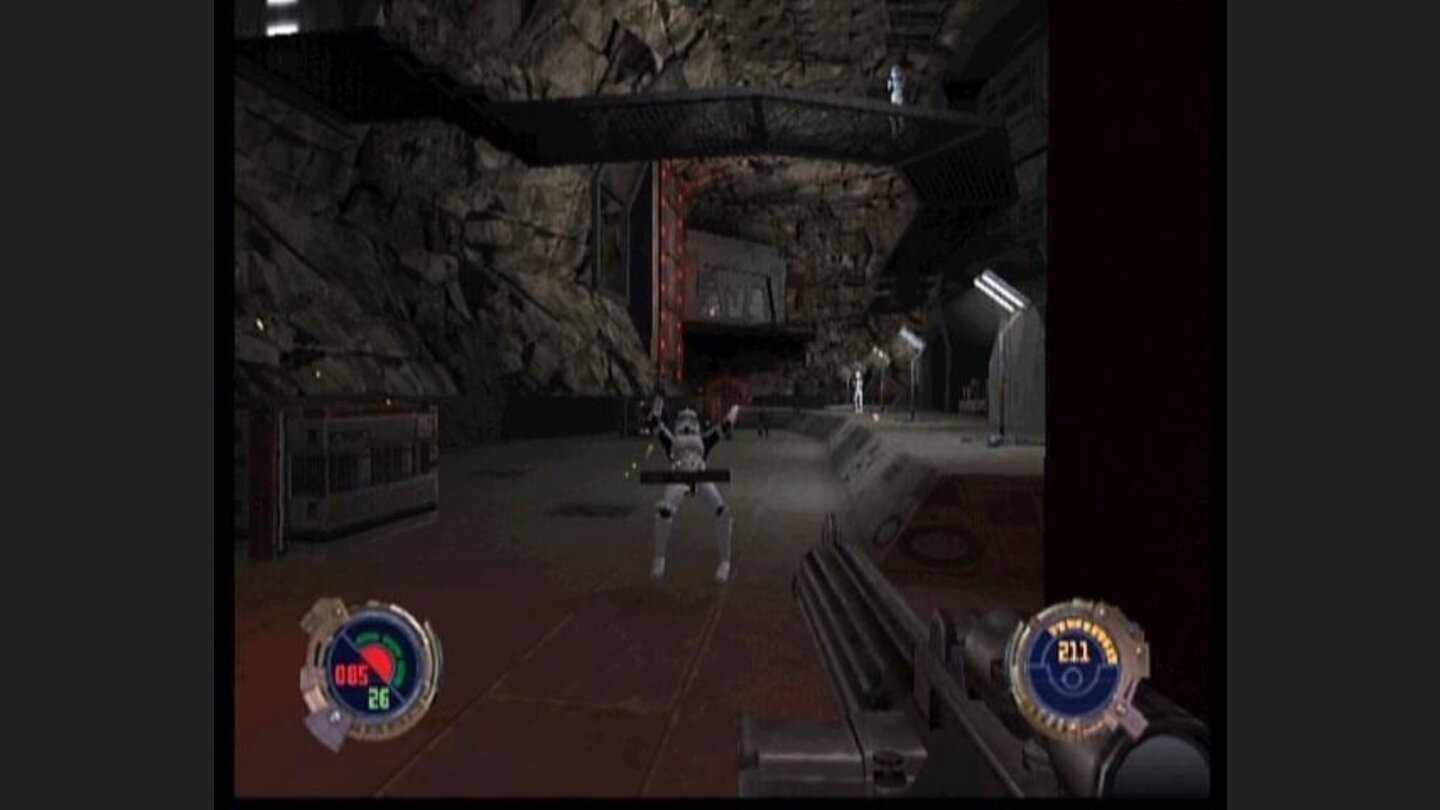 Shootout in the mines.