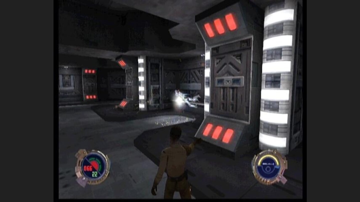 Throwing lightsaber is a daring move as it leaves you open for enemy fire.