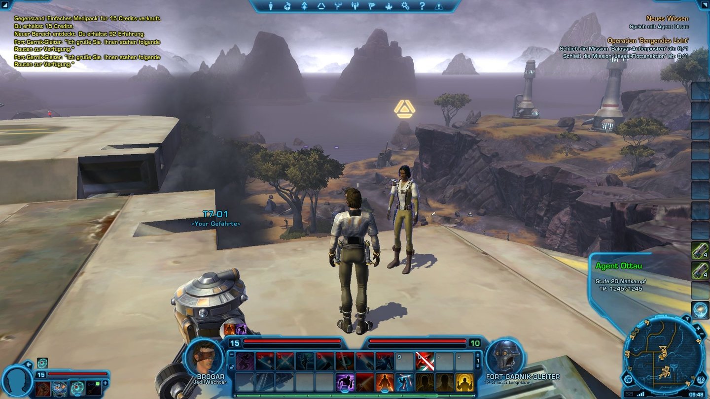 Star Wars: The Old RepublicIm Spielverlauf verschlägt es den Jedi-Ritter auch auf den Startplaneten der Schmuggler Ord Mantell.