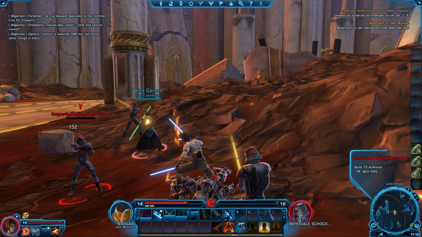 Star Wars: The Old RepublicWendepunkt in der Geschichte: Der Jedi-Tempel wird angegriffen.
