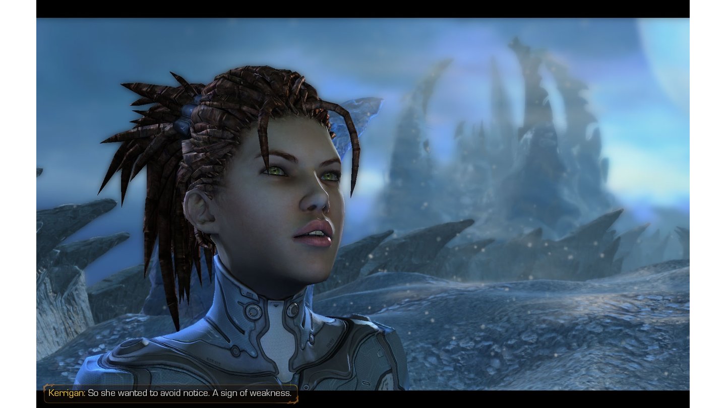 StarCraft 2: Heart of the SwarmDialoge-Szene auf Kaldir