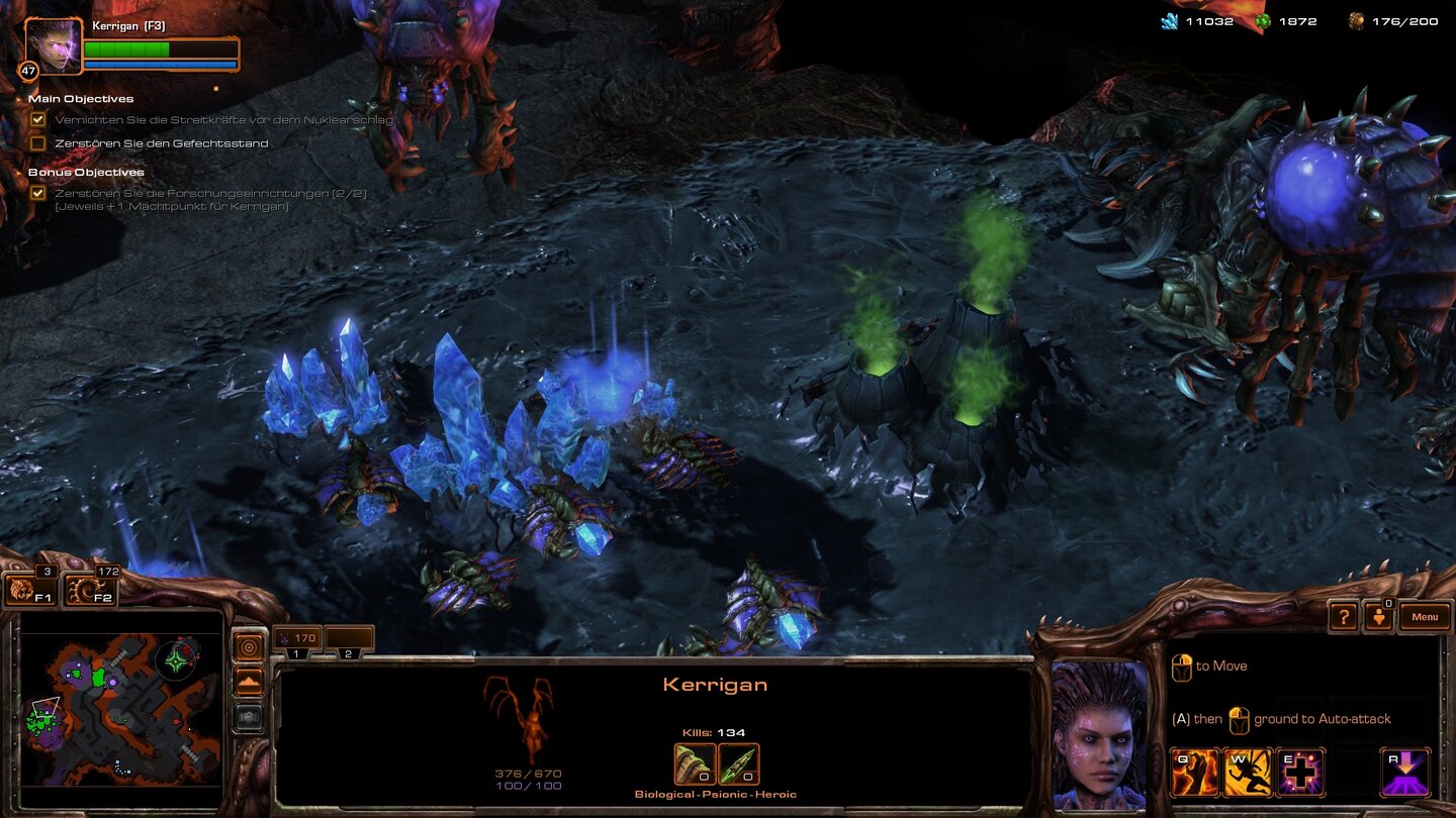 Starcraft 2 - Heart of the Swarm - Effekte An