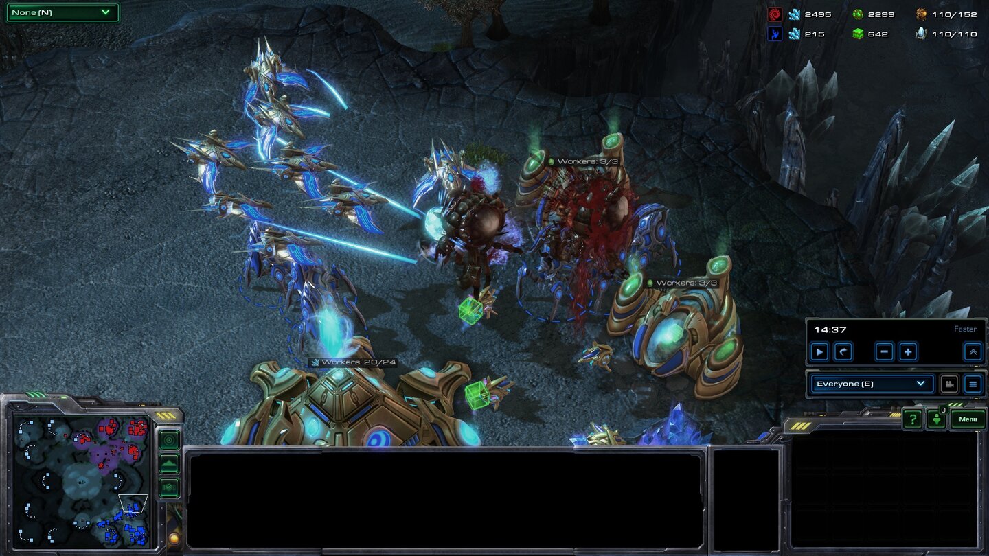 Starcraft 2 - Heart of the Swarm - Shaders Middle
