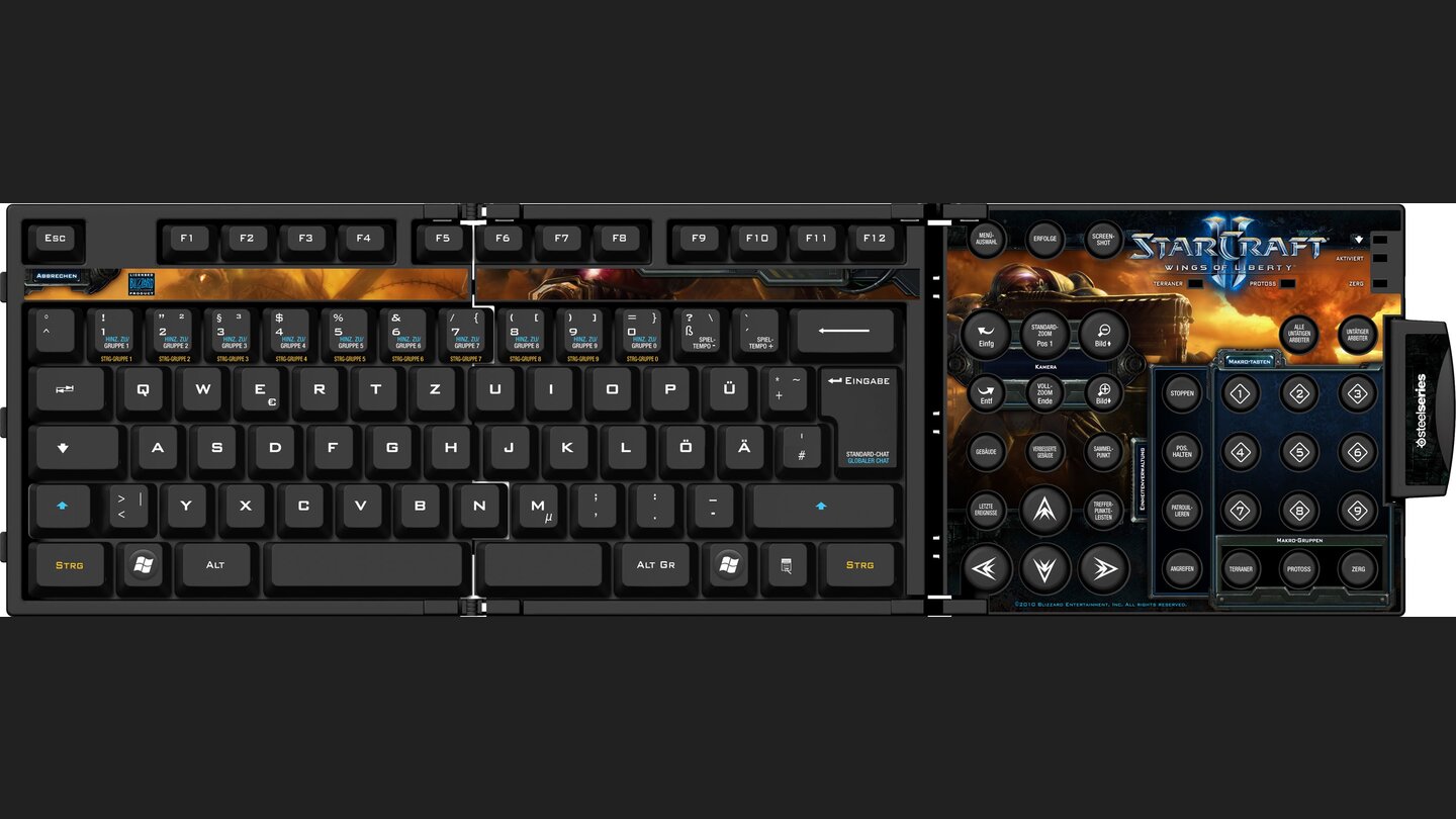 StarCraft 2-Quiz - Die Preise: 1x SteelSeries SCII Keyset