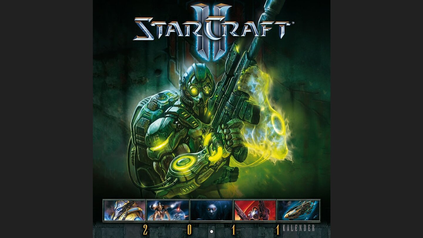 StarCraft 2-Quiz - Die Preise: 2x Starcraft 2 Wandkalender 2011