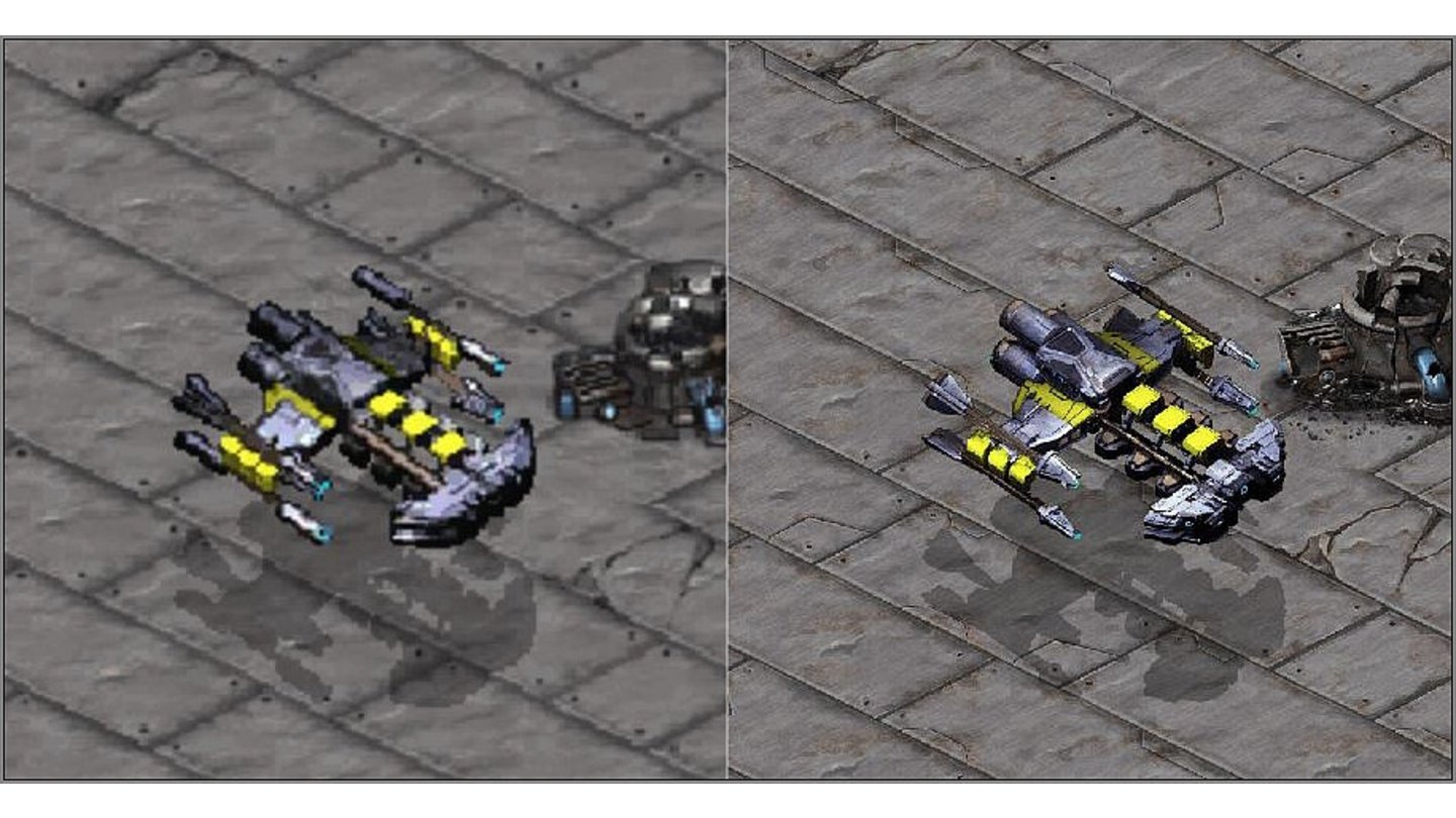 StarCraft HD - Vergleichsbilder