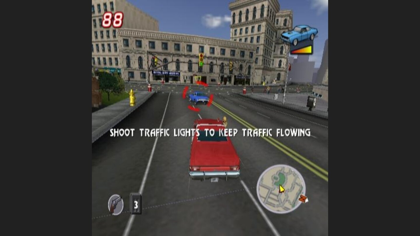 Dont shoot the green lights, though