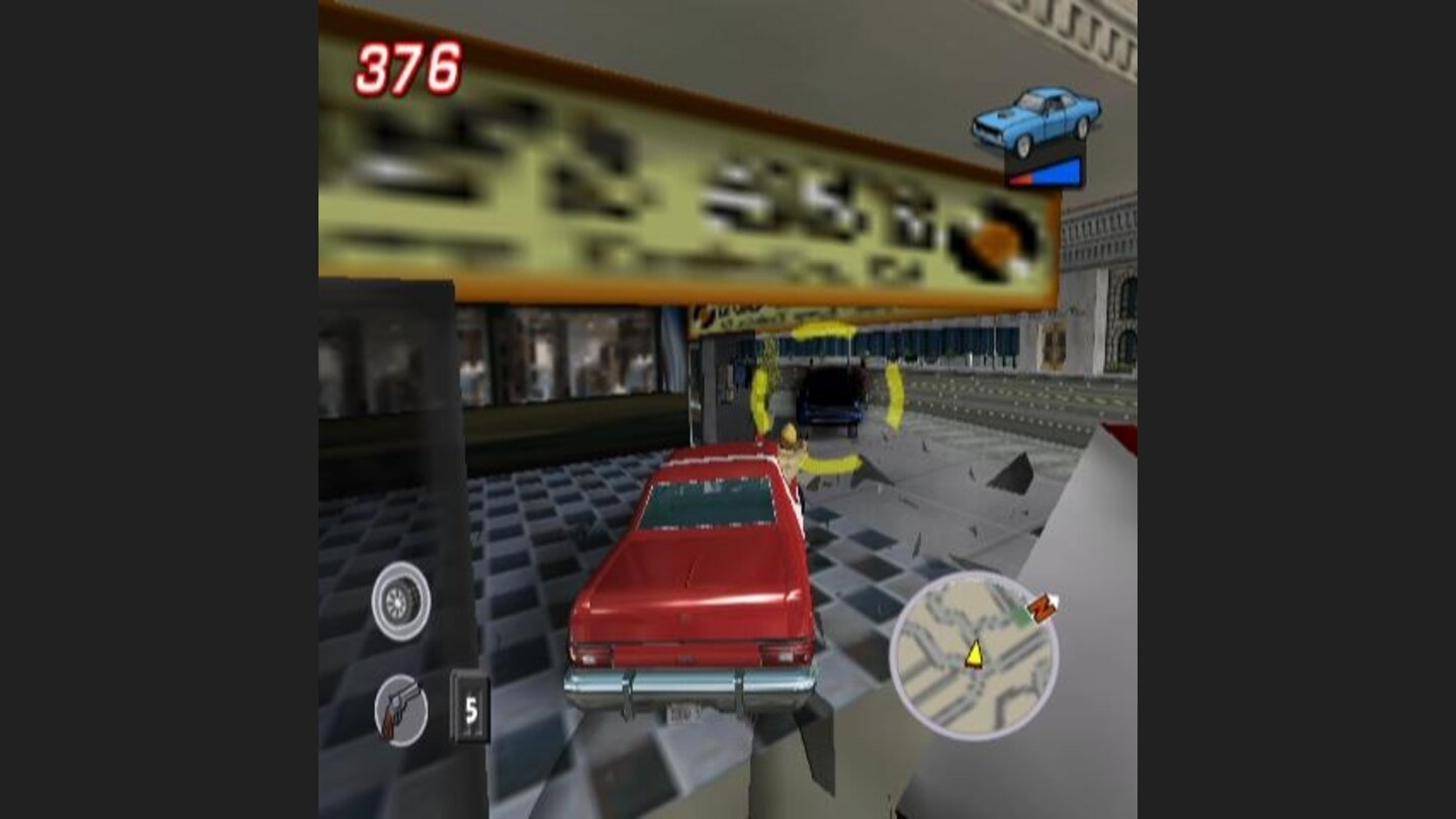 Drive through the shop with the ugly textures.