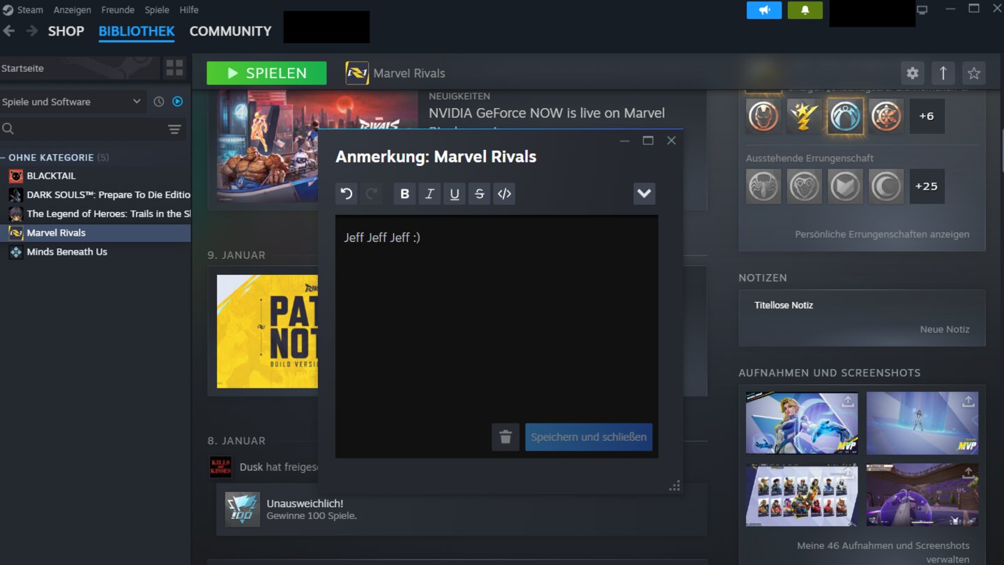 Steam - Versteckte Features