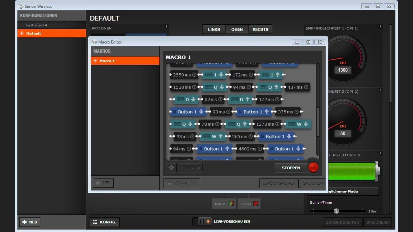 SteelSeries Sensei Wireless Richtig