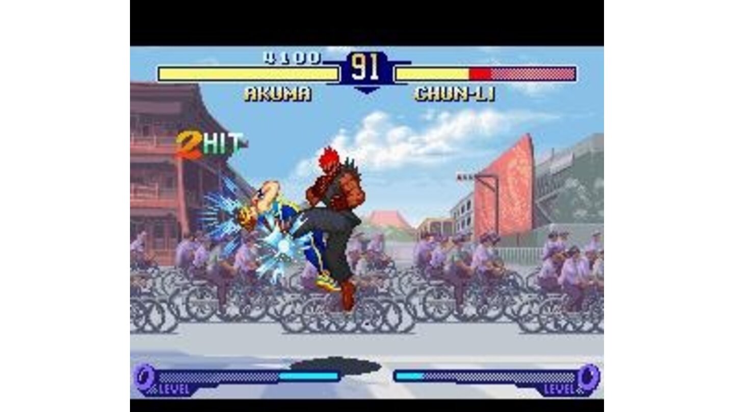 Akuma's Hurricane Kick is a lot more efficient, I think.