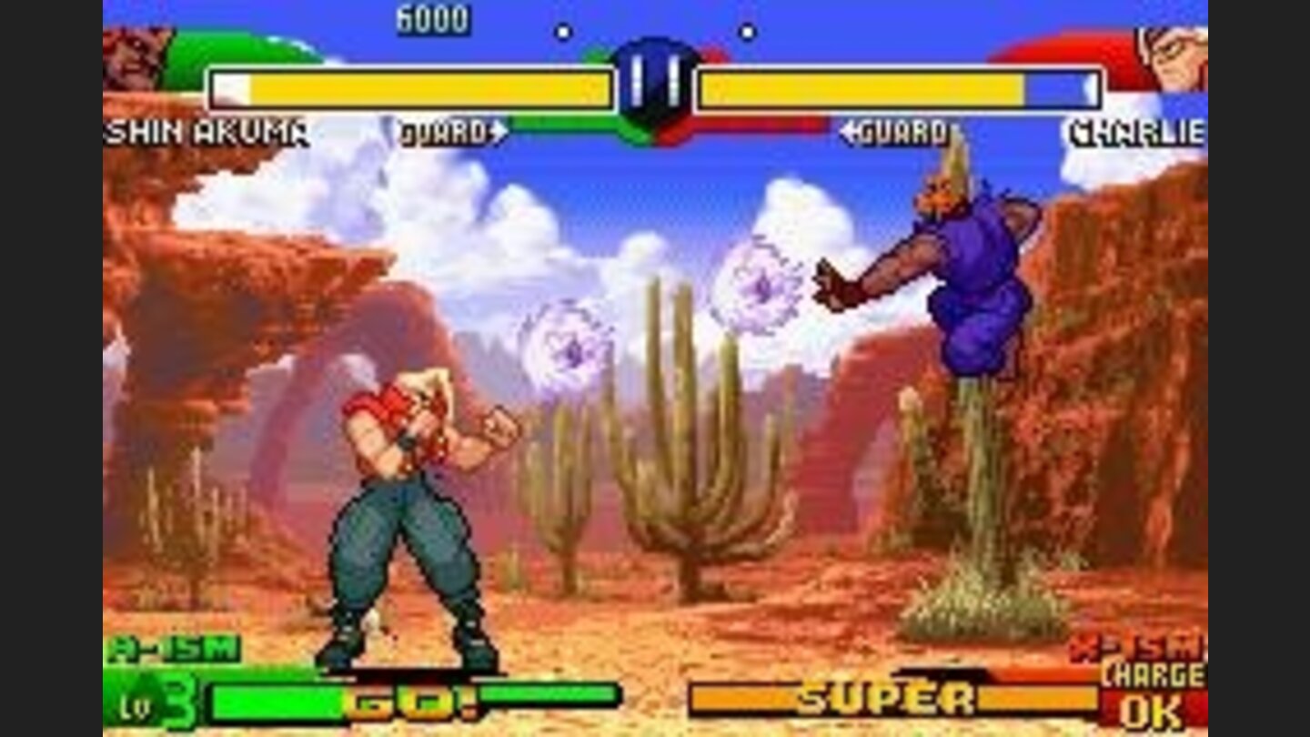 Shin Akuma can throw 2 simultaneous fireballs. Take advantage of this!