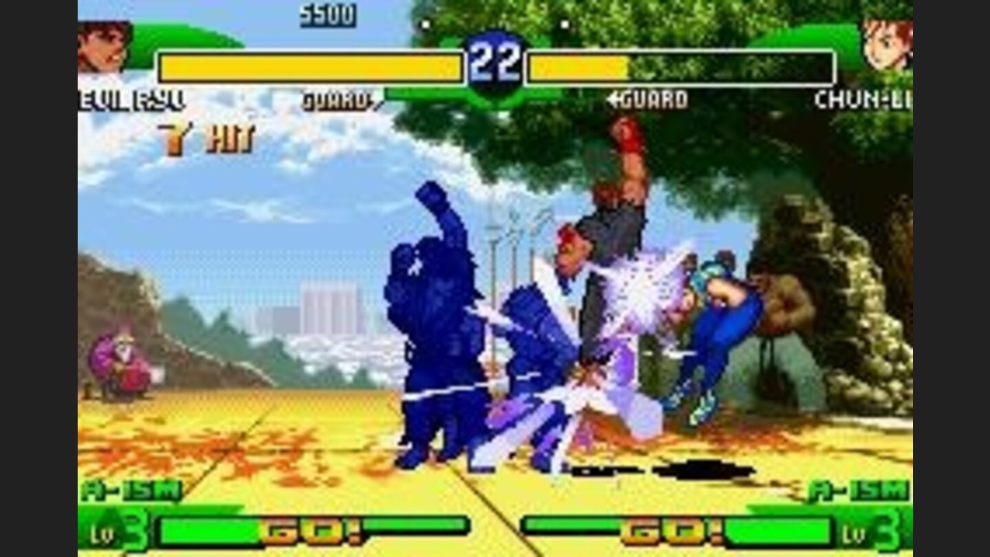 Ryu smashes the opponents with your Akuma fighting style...