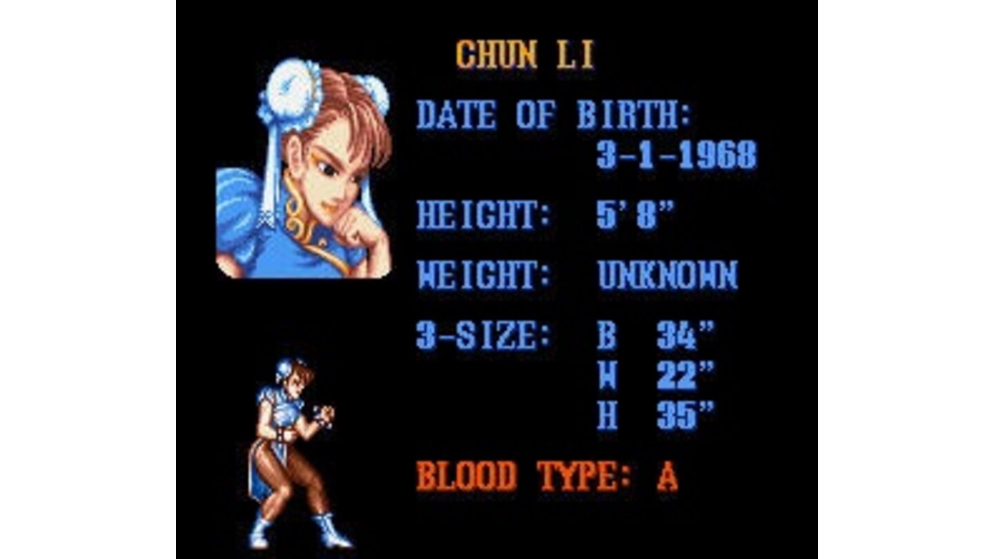 Character info for the deadliest chick on the block: Chun Li