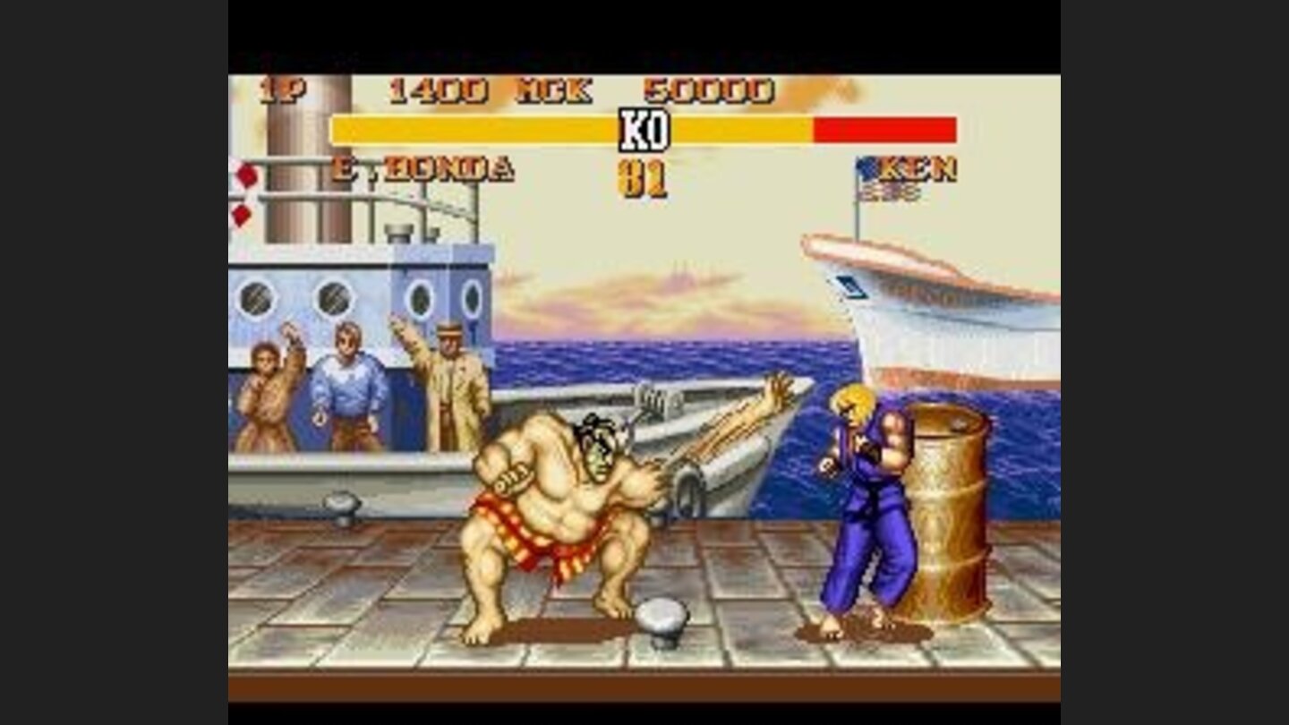 E. Honda surrounds Ken with a row of fast punches: how strike back now?