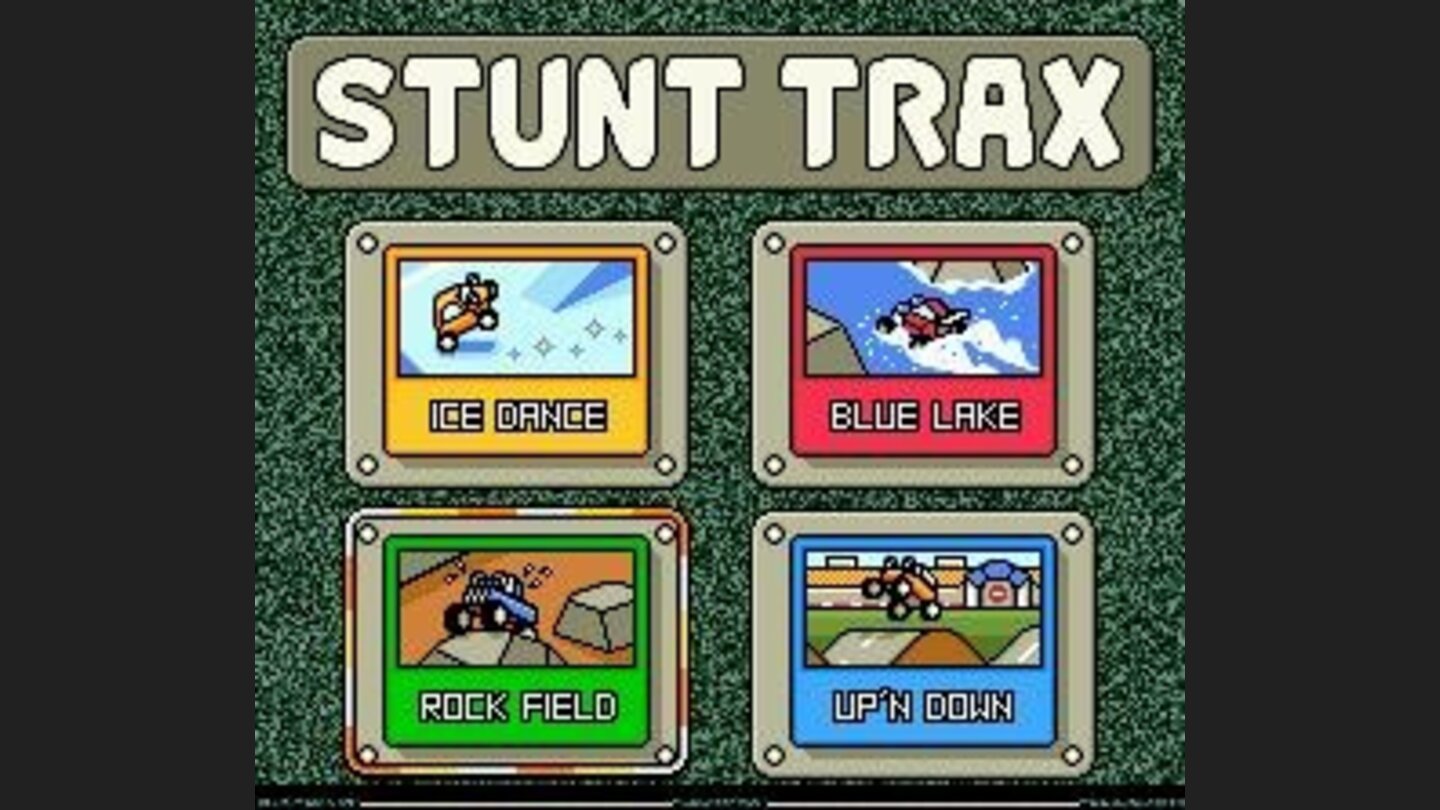 Stunt Trax - choosing a course