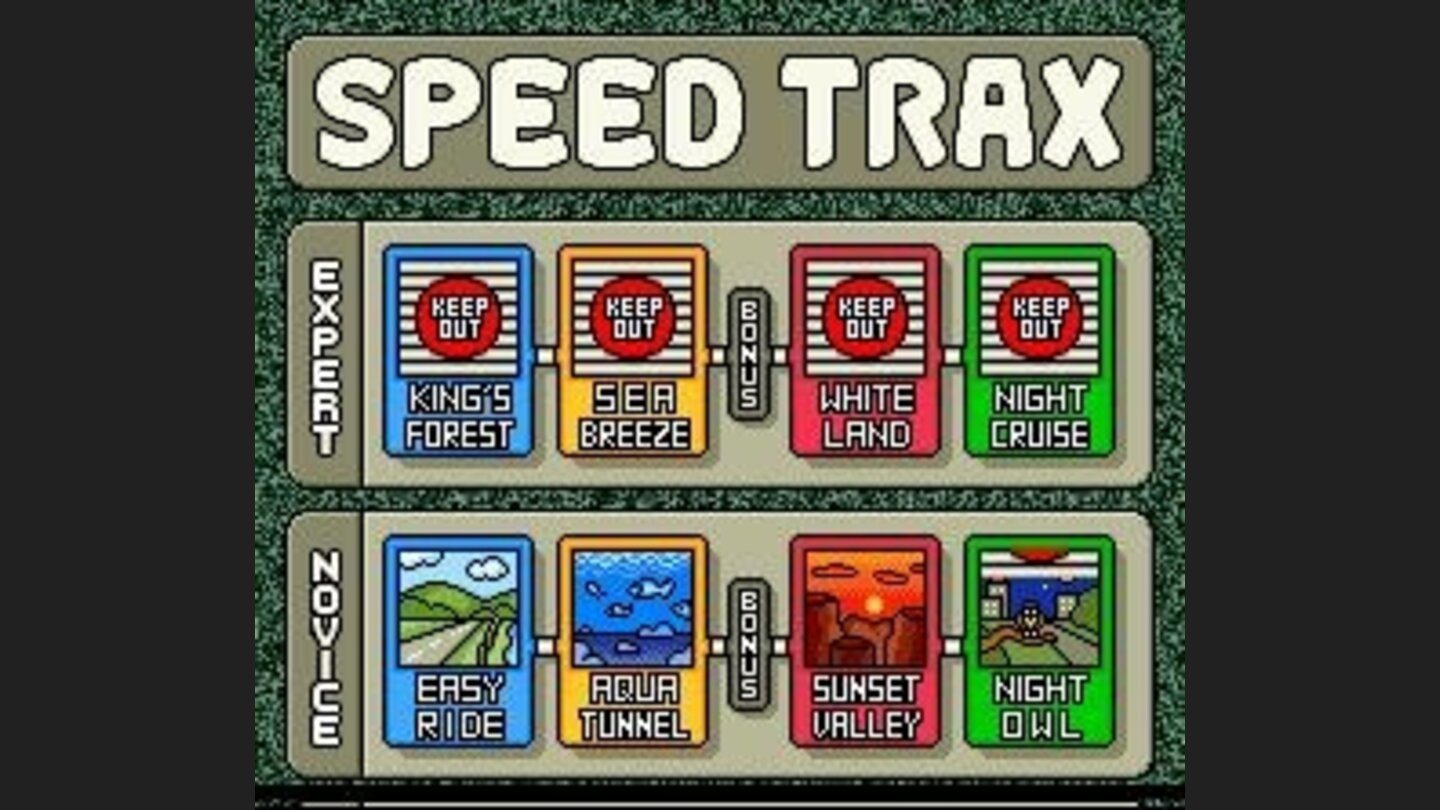 Speed Trax - select your class