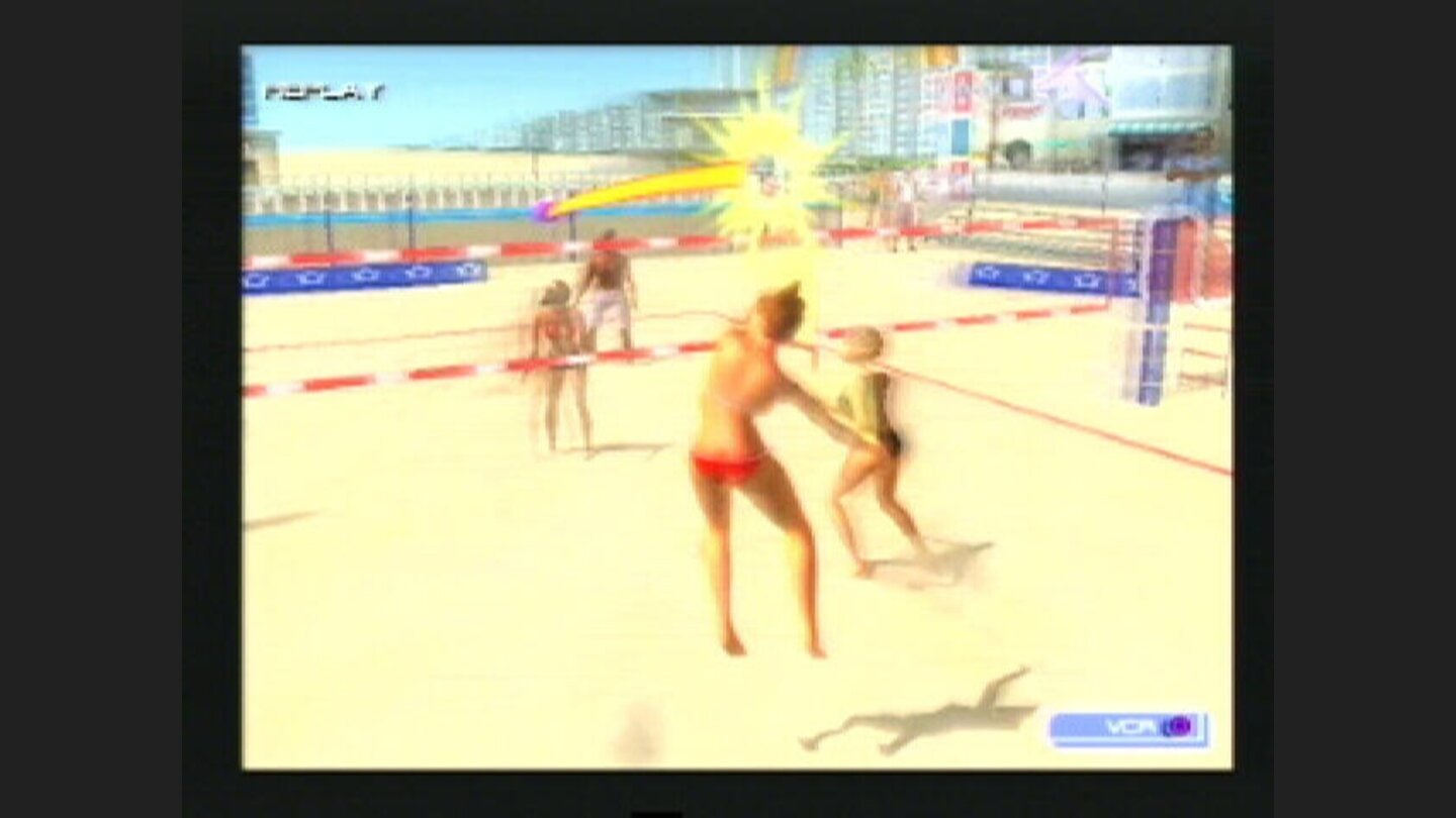 A hard spike in the replay