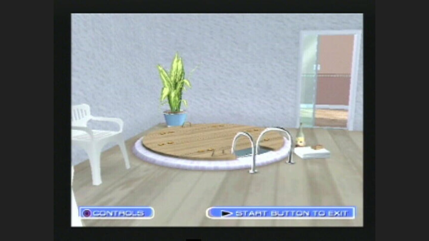 Jacuzzi for the girls (wish there were some walking around the house)
