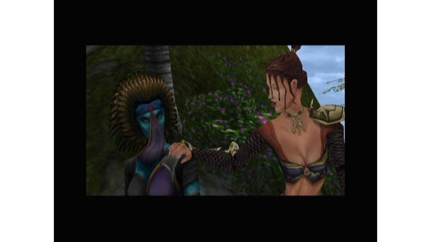 One of the many cutscenes in the game
