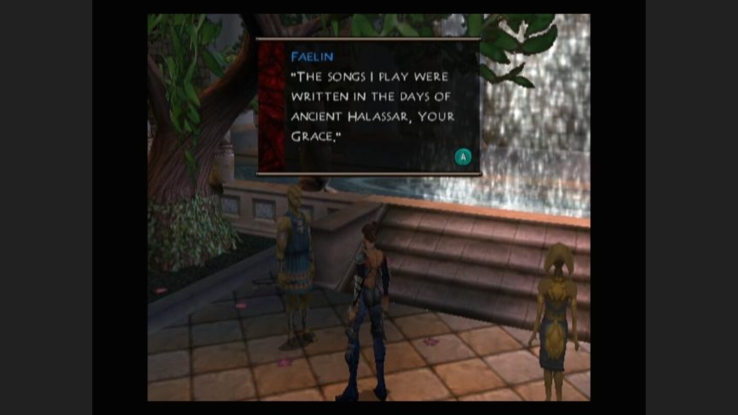 Talking with a character