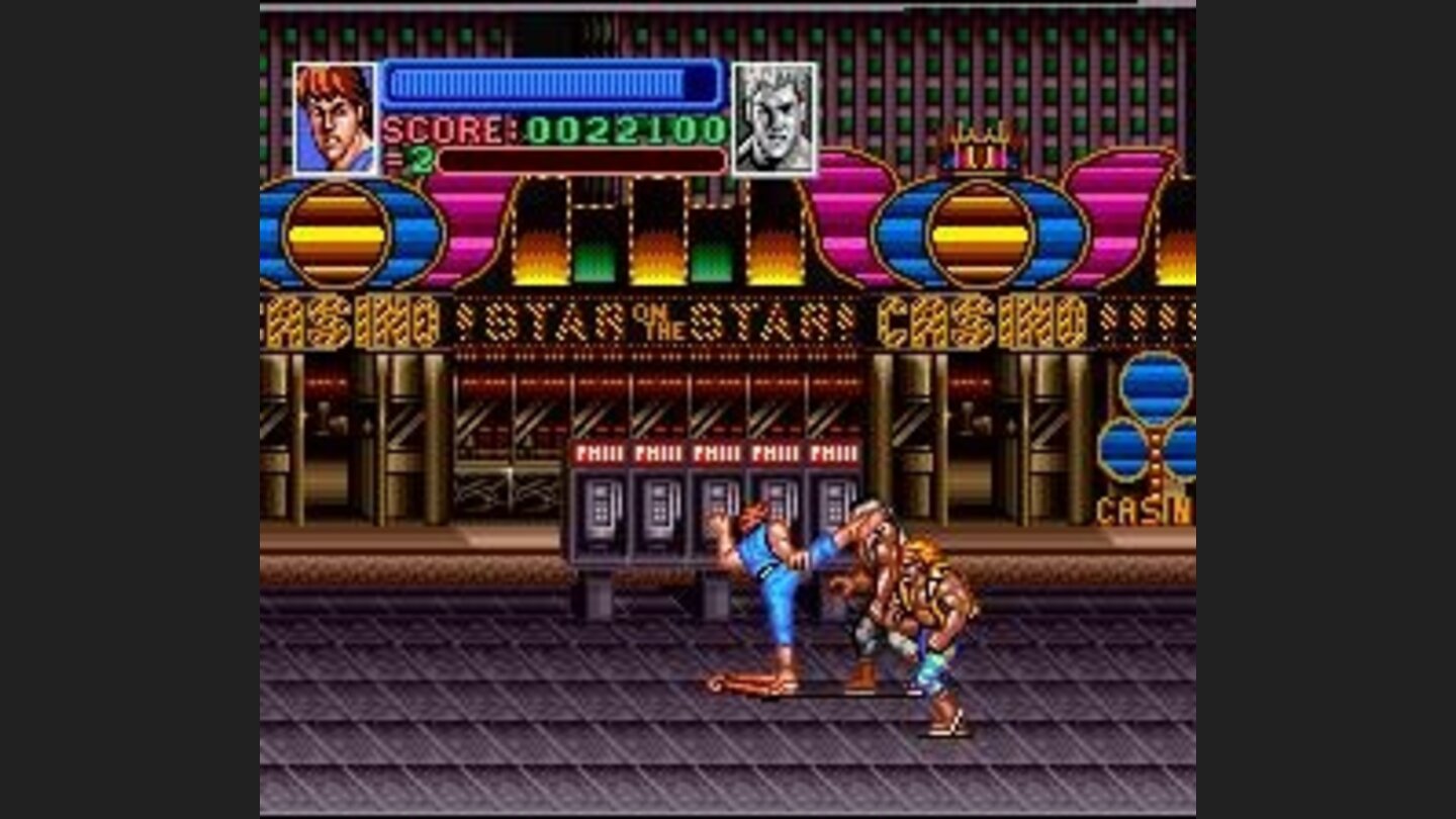 One of Billys special moves, he repeatedly kicks the enemy in the face.