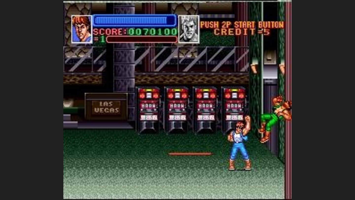 Here he is, finishing the enemy off.