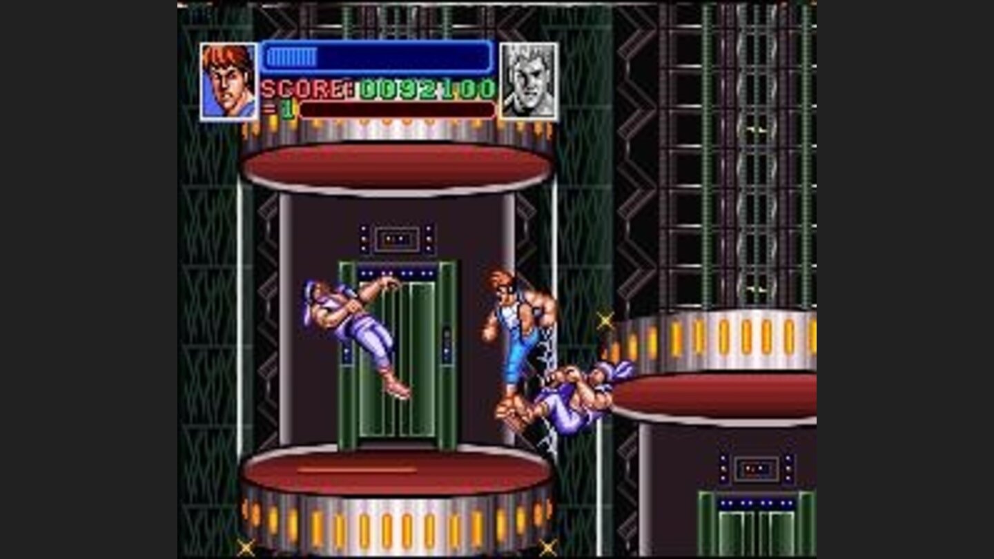 Billys Hurricane kick. Dont worry, you cant fall off the elevator.