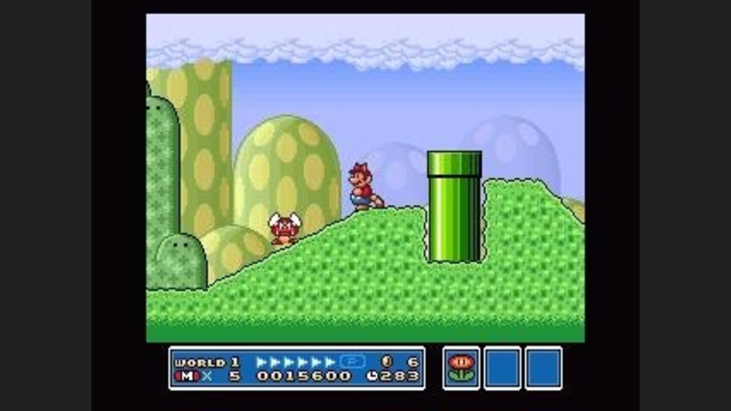 These lame-o enemies now can fly (which doesnt make them any more effective against Mario, hehe)