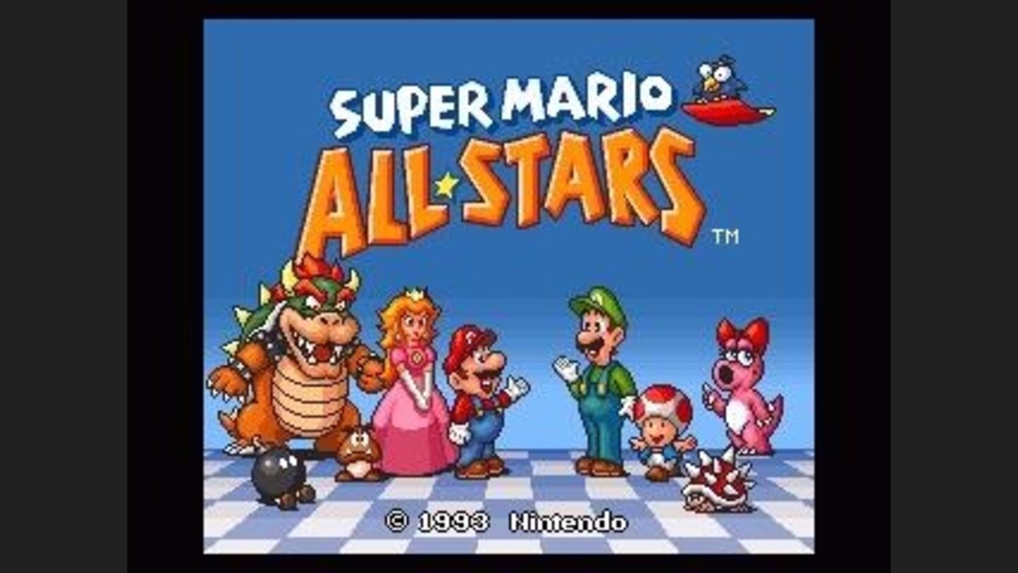 All-Stars title screen