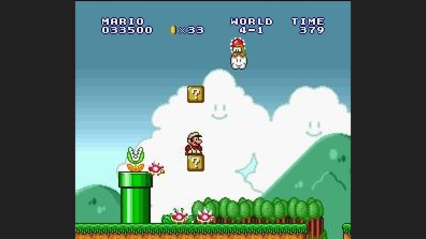 While Lakitu is throwing many Spinys, you can stay down and wait the turbulence finish.