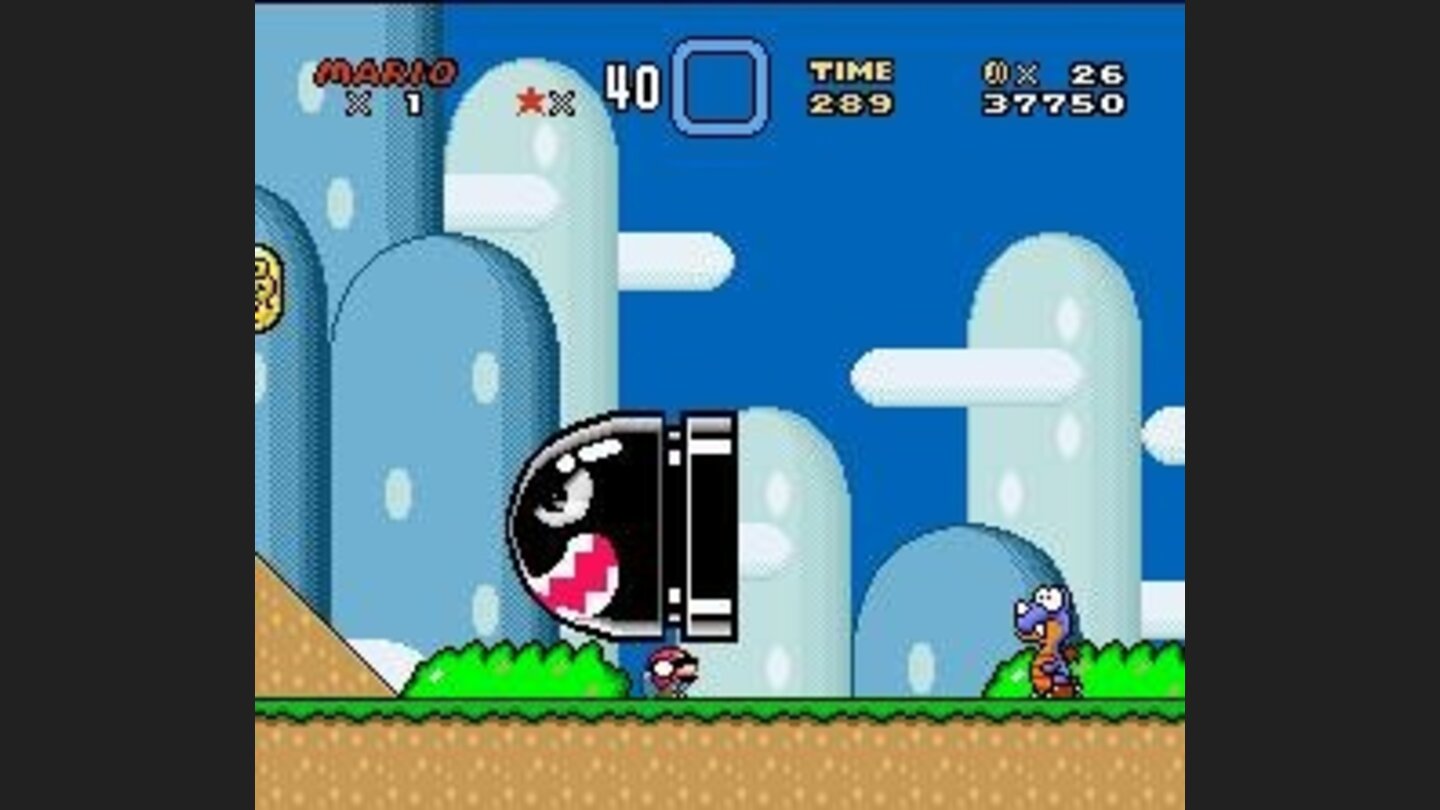Mario is ducked to protect your skin...
