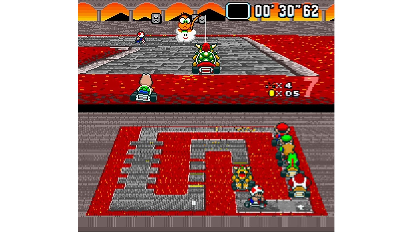 Super Mario Kart - Screenshots