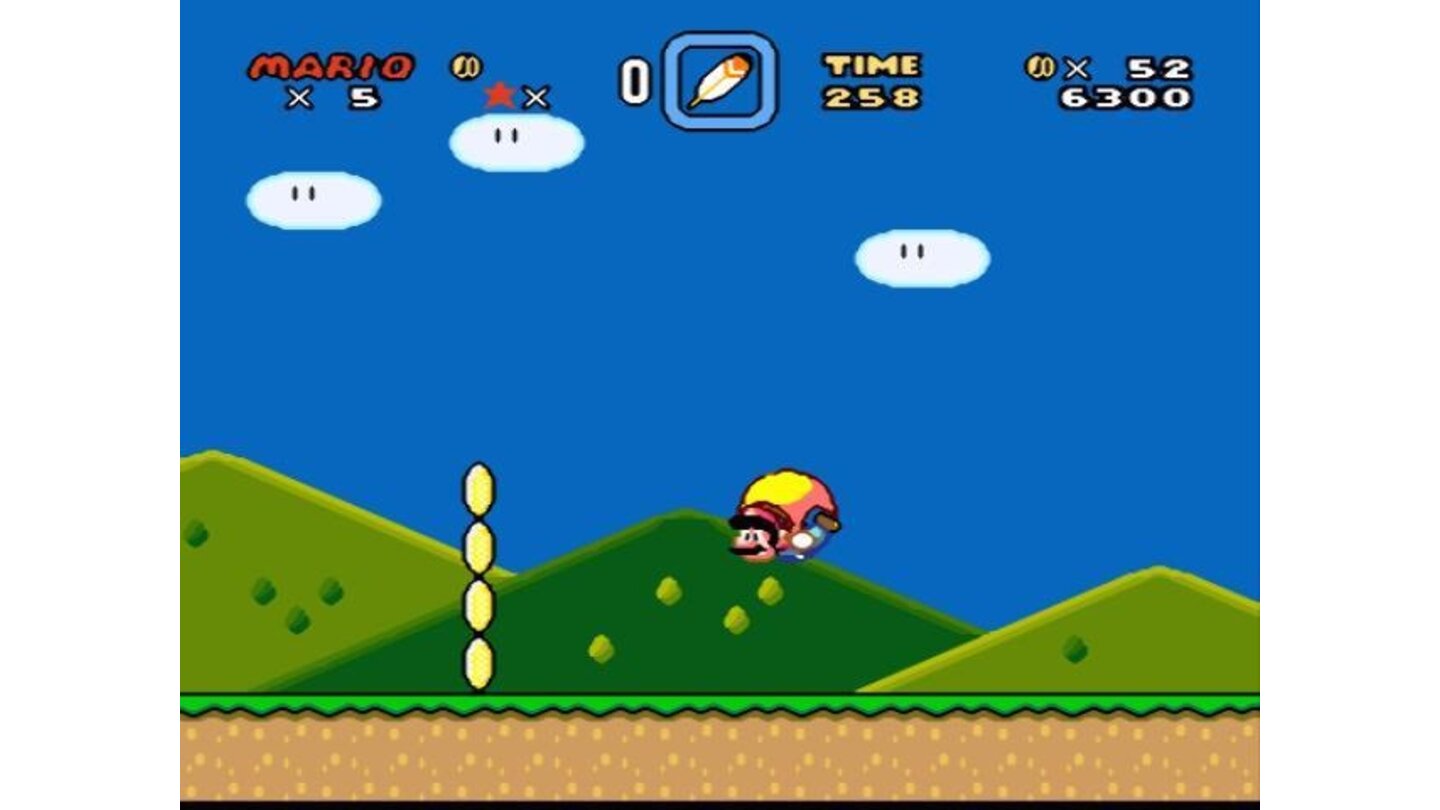 Flying Super Mario