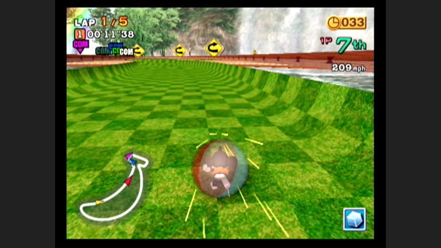 Falling behind in the monkey race