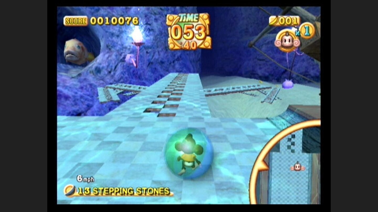 Watch out for holes in the path!