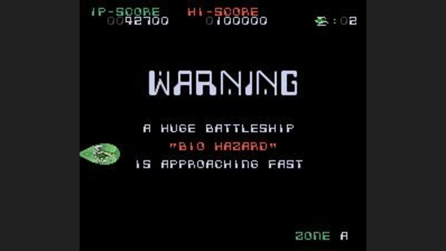 Each level ends with a huge battleship