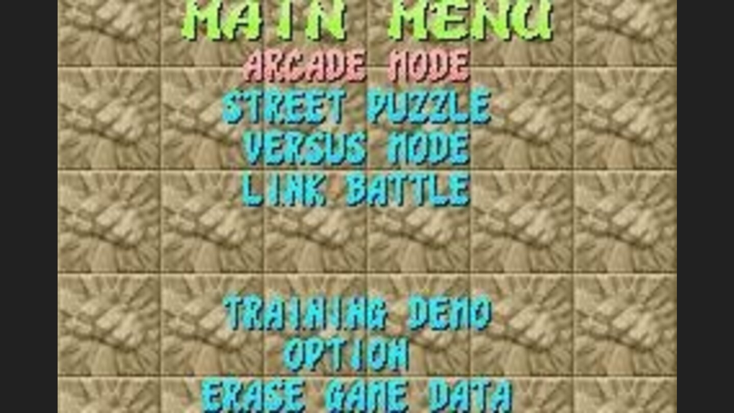 Main Menu