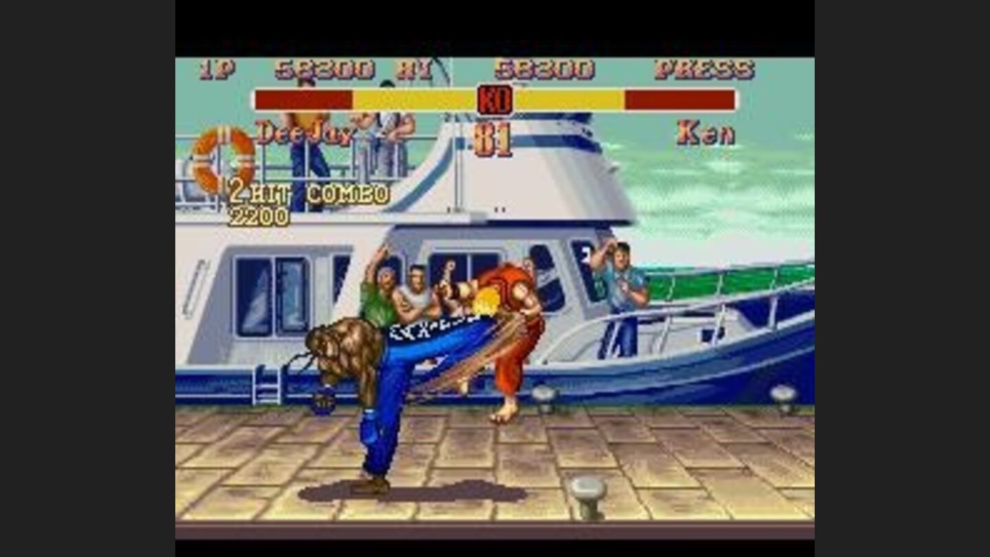 With his unique Jamaican style, Dee Jay does a 2-hit combo Double Dread Kick in Ken.