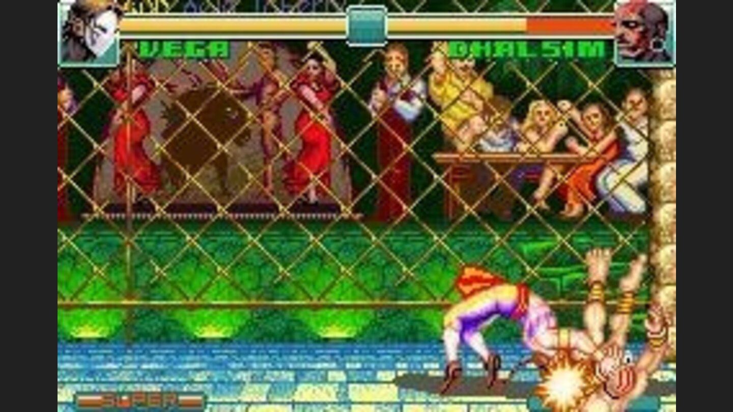 Vega throws Dhalsim