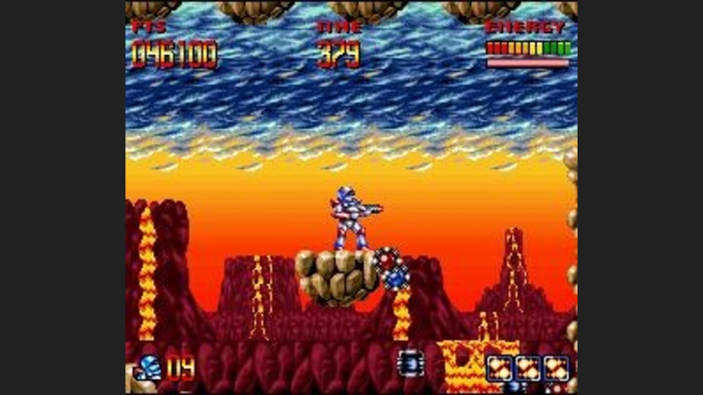 A lava level