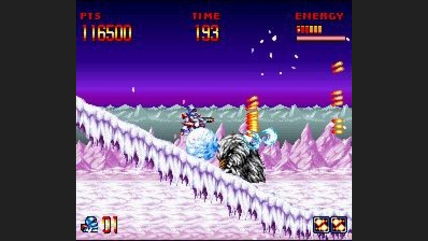 These annoying mammoths are pushing those annoying snowballs