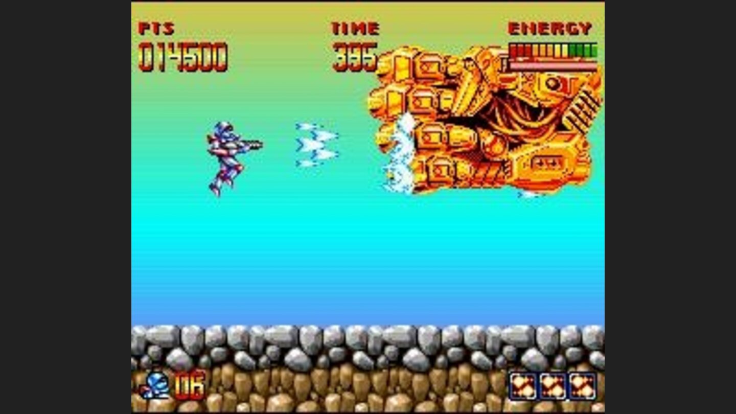 Turrican fans should be familiar with the iron fist
