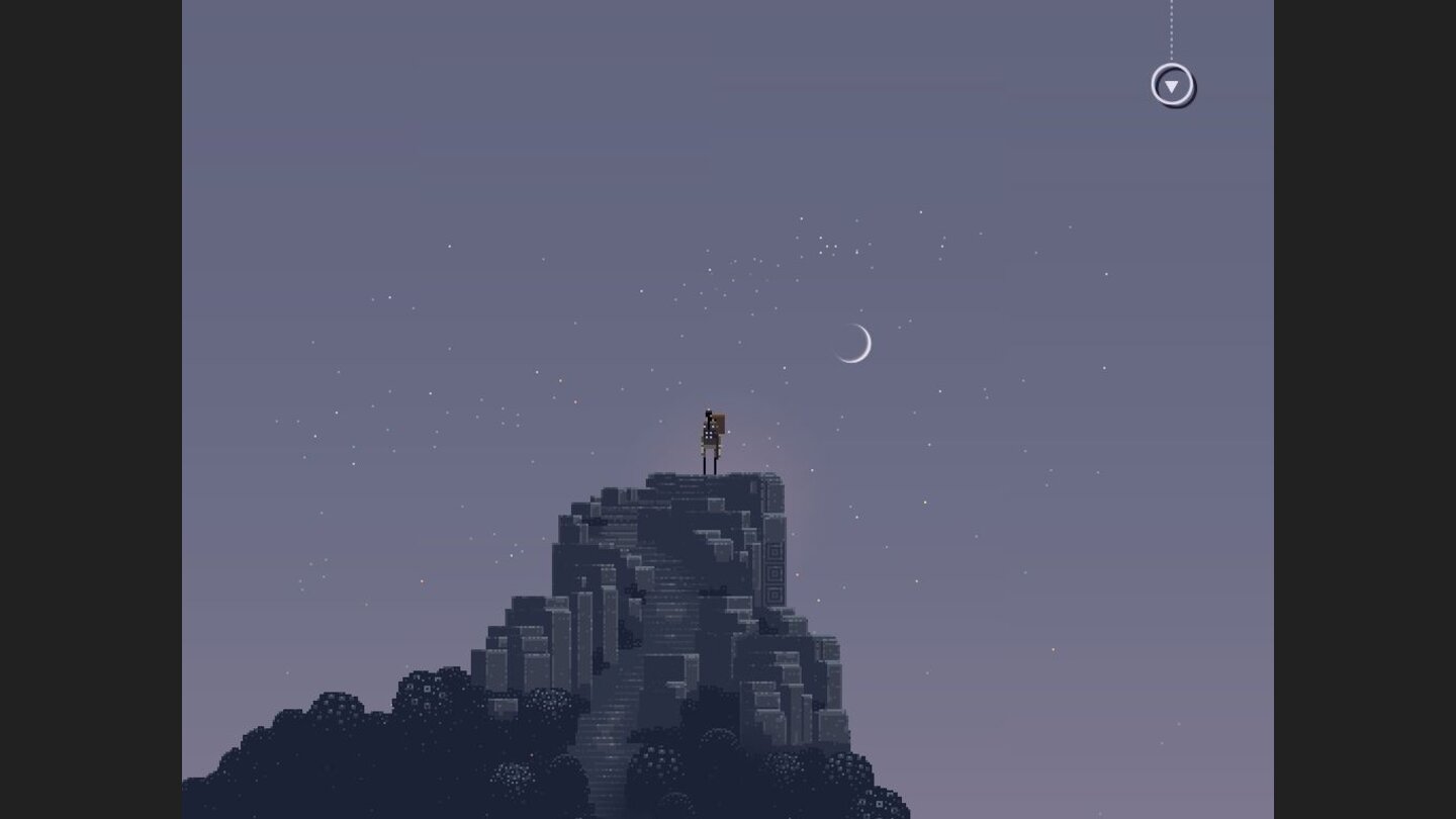 Superbrothers: Sword + Sorcery EPDas vielleicht ungewöhnlichste Spiel im Jahr 2011 ist ein Adventure. Superbrothers: Sword + Sorcery EP orientiert sich grafisch an den legendären Tagen des Commodore 64. Das mystische Märchen fesselt von Beginn an mit einer grandiosen Mischung aus Musik, Geheimnissen und tollem Leveldesign. Die Handlung begleitet eine junge Abenteuerin, die im Kaukasus-Gebirge ein Buch finden soll und dadurch einen grässlichen Dämon entfesselt. In der Folge wird der Spieler selbst mehr und mehr in die Geschehnisse hineingezogen, denn Superbrothers: Sword + Sorcery EP kommuniziert direkt mit ihm. Ein seltsamer Anzugträger fungiert als Erzähler und die Hauptfigur wird von Kapitel zu Kapitel schwächer statt stärker. Die phänomenale Musik von Jim Guthrie (der für das Spiel 27 Synthie-Stücke produziert hat) tut ihr Übriges dazu, das Spiel zu einem denkwürdigen Kunstwerk zu machen. Und da Kunst nicht zu verallgemeinern ist, ist dieses Spiel nicht jedermanns Geschmack. Unsere Wertung: 84% - +raquo; Test zu Superbrothers: Sword + Sorcery EP lesen