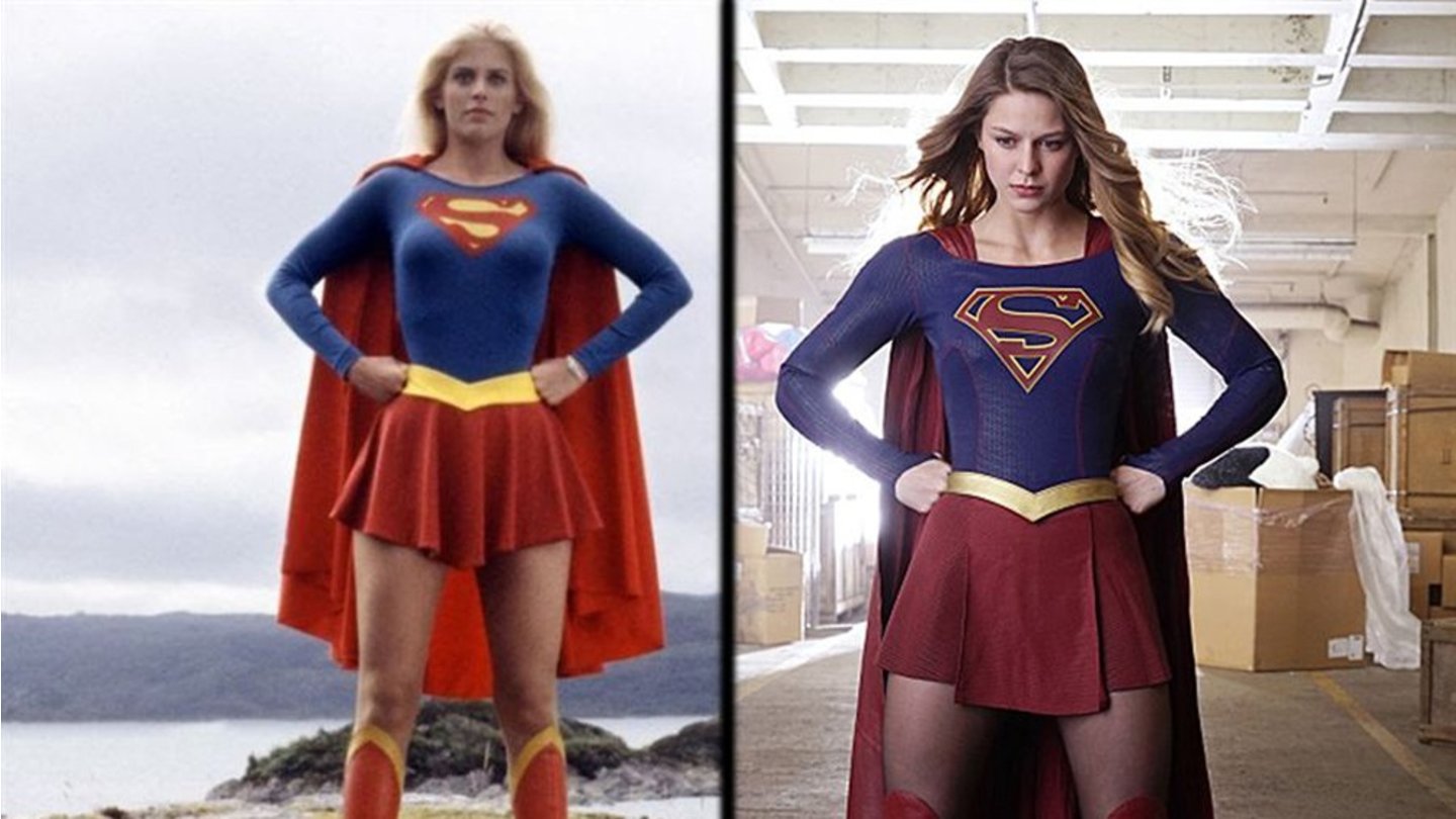 Supergirl
Helen Slater in Supergirl (1984) und Melissa Benoist in Supergirl (seit 2015).
©Warner / Warner