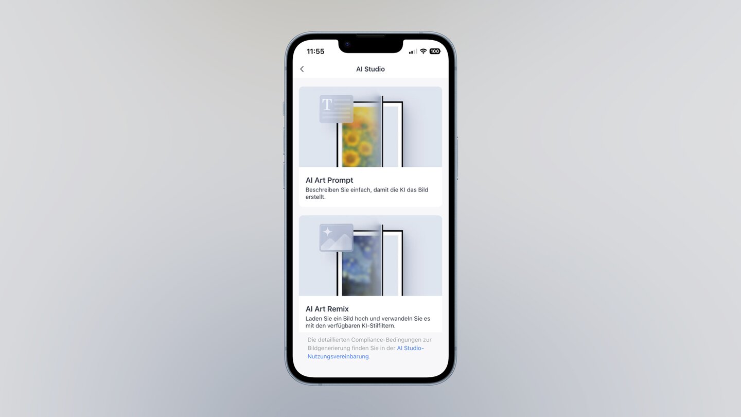 SwitchBot AI Art Frame App - Zugang zu den KI-Funktionen gibt es nur mit einem aktiven Abo.